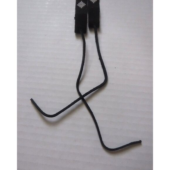Beaded Hat Band Black, White & Rose Gold w/ Suede main image 6